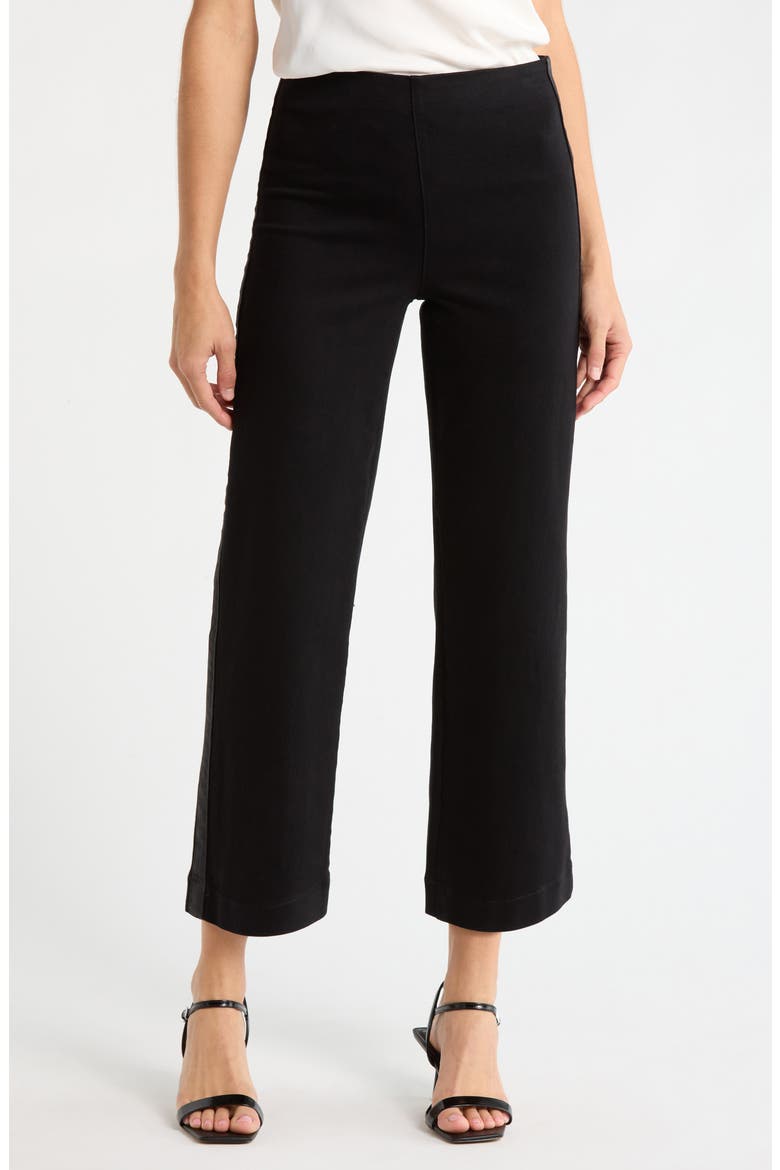 Westport Ankle Wide Leg Pants, Main, color, BLACK TUXEDO