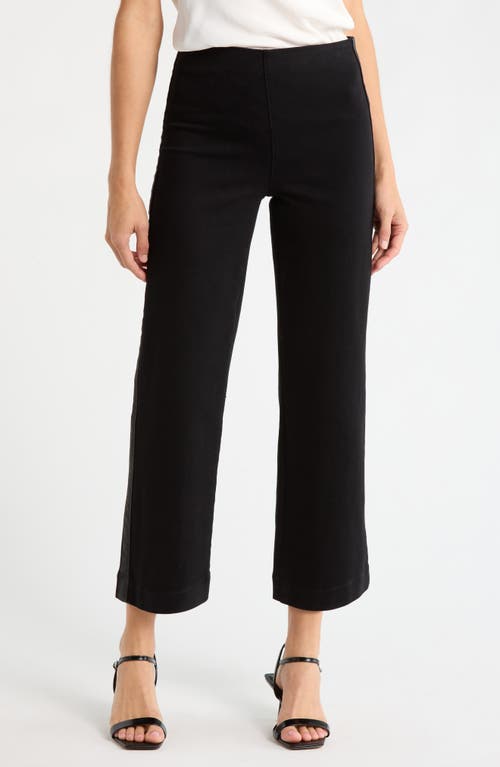Frank & Eileen Westport Ankle Wide Leg Pants In Black