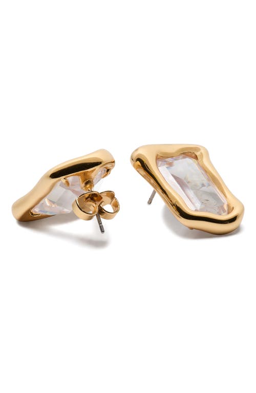 Kate Spade New York Molten Glass Statement Stud Earrings In Gold
