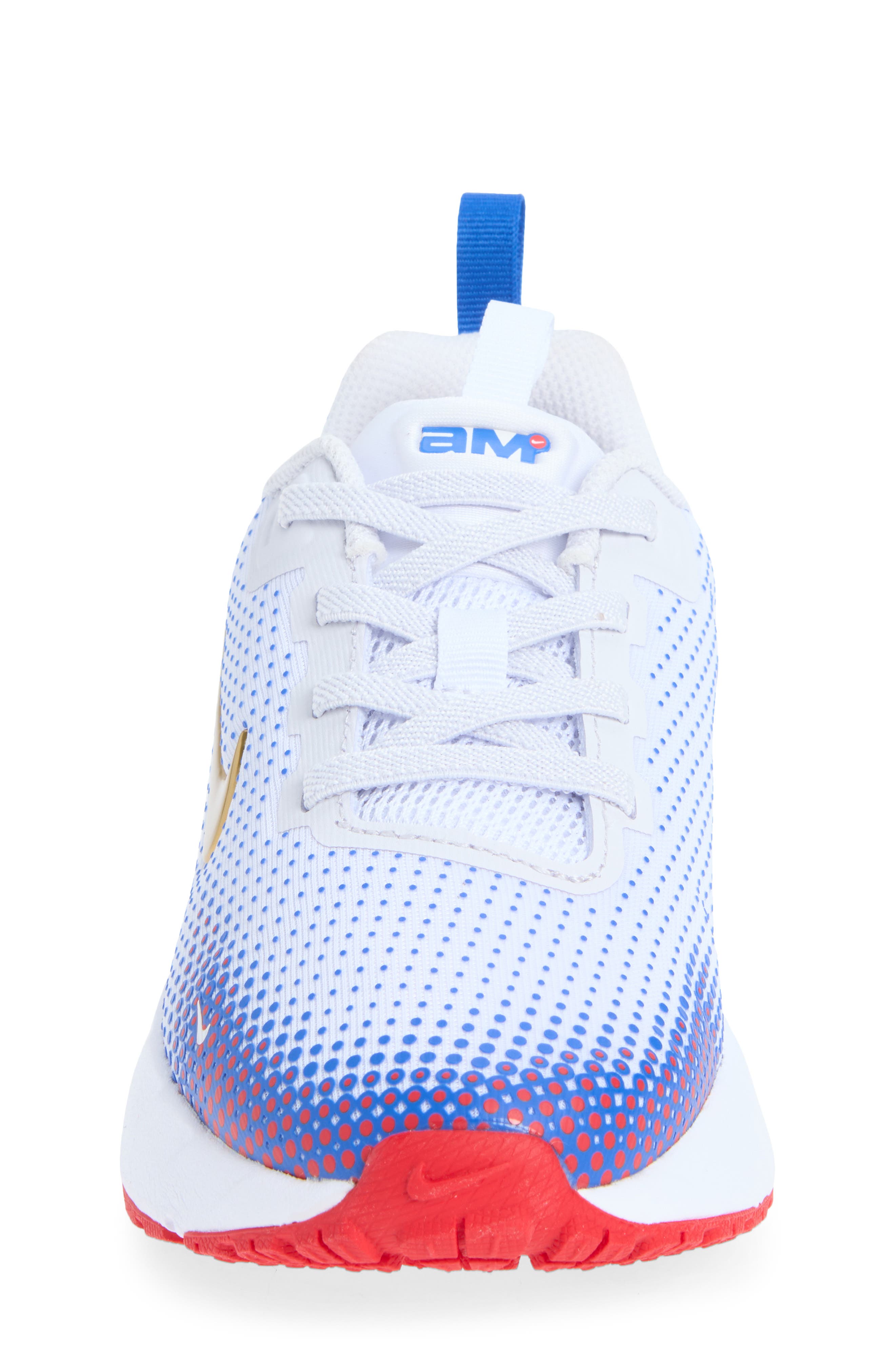 Kids' Air Max Phoenix Sneaker, Alternate, color, WHITE/ GOLD/ GAME ROYAL