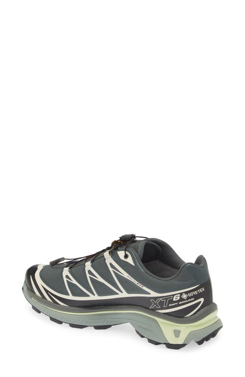 Salomon Gender Inclusive Xt-6 Gore-tex® Waterproof Sneaker In Olive Night