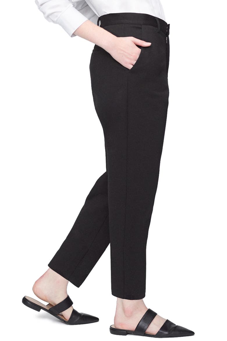 Cigarette Pants, Alternate, color, BLACK