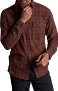 Rowan Redding Plaid Flannel Button-Up Shirt