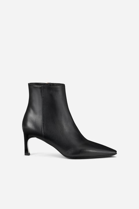 Taylor Heeled Ankle Boot in Nappa Leather