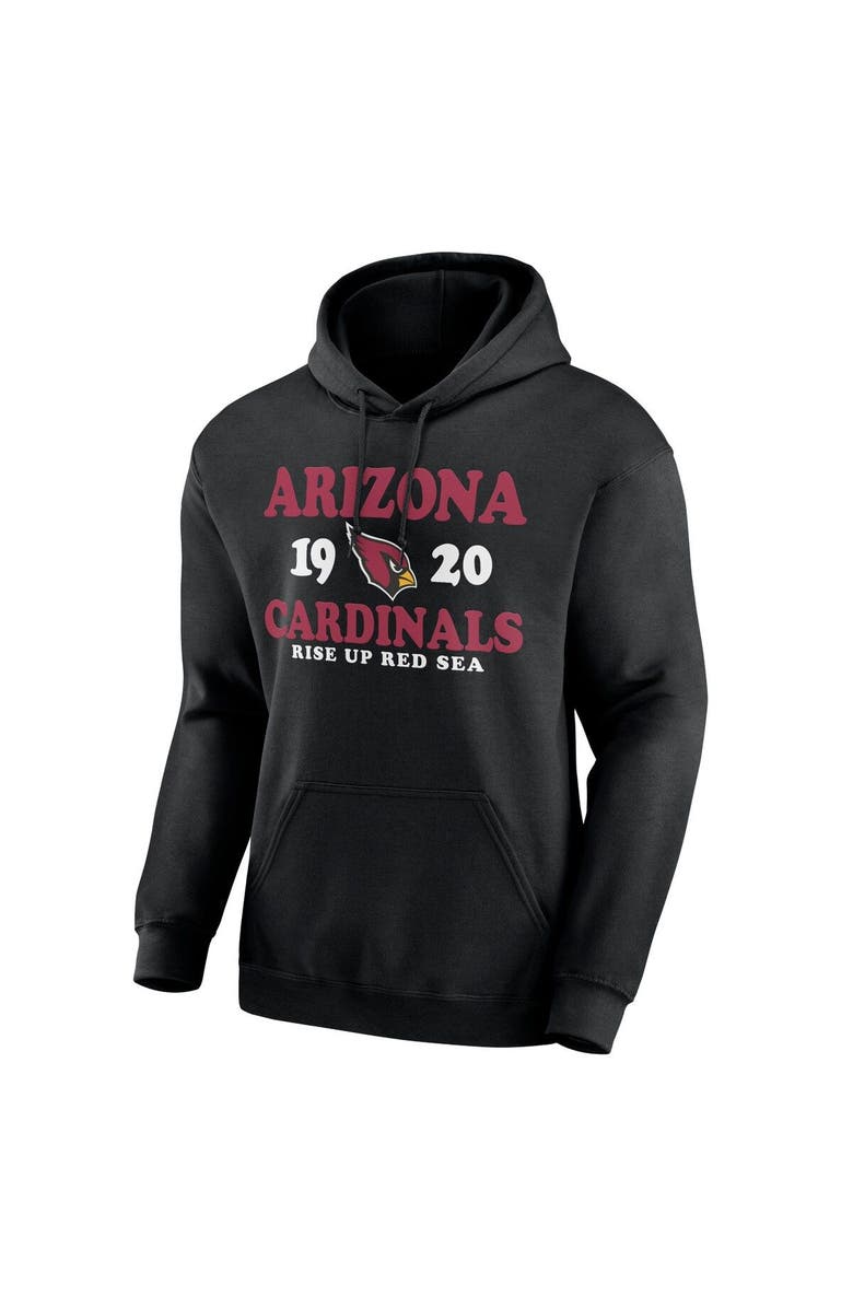 Fanatics Brands - White Label Men's Black Arizona Cardinals Fierce Competitor Pullover Hoodie, Alternate, color, 