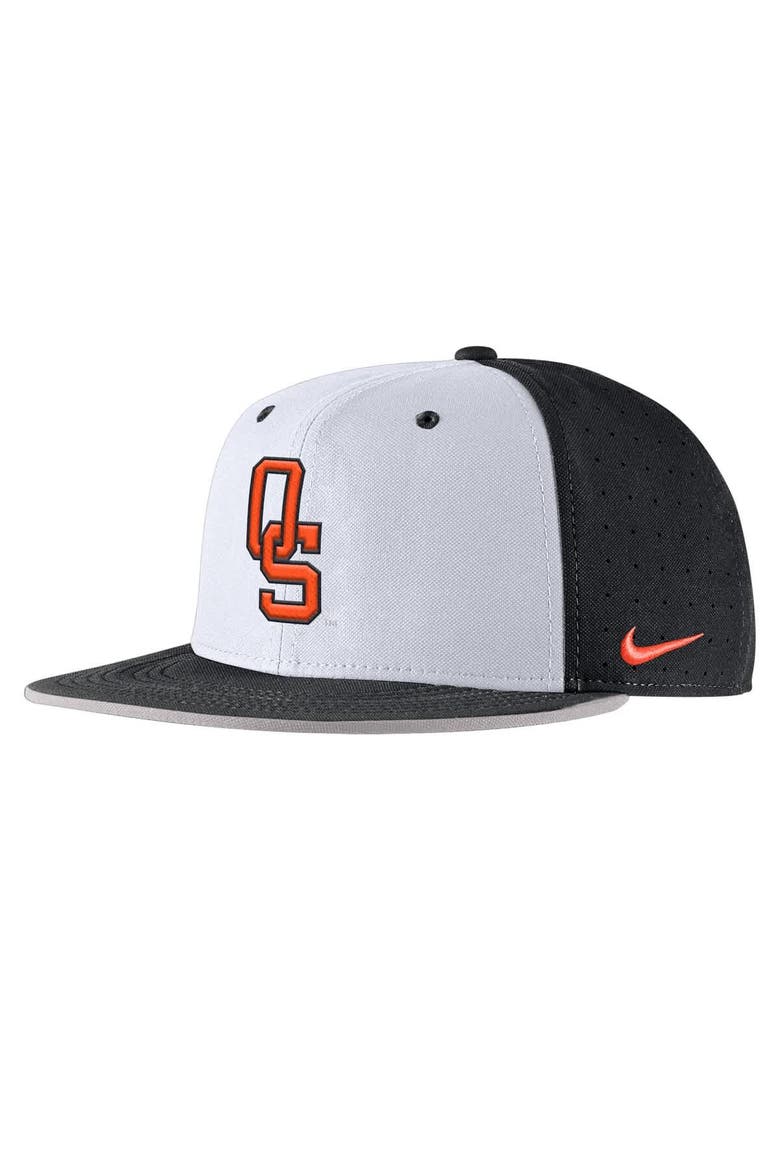 Men's Nike Black Oklahoma State Cowboys 2025 On-Field True Performance Baseball Fitted Hat, Alternate, color, Black
