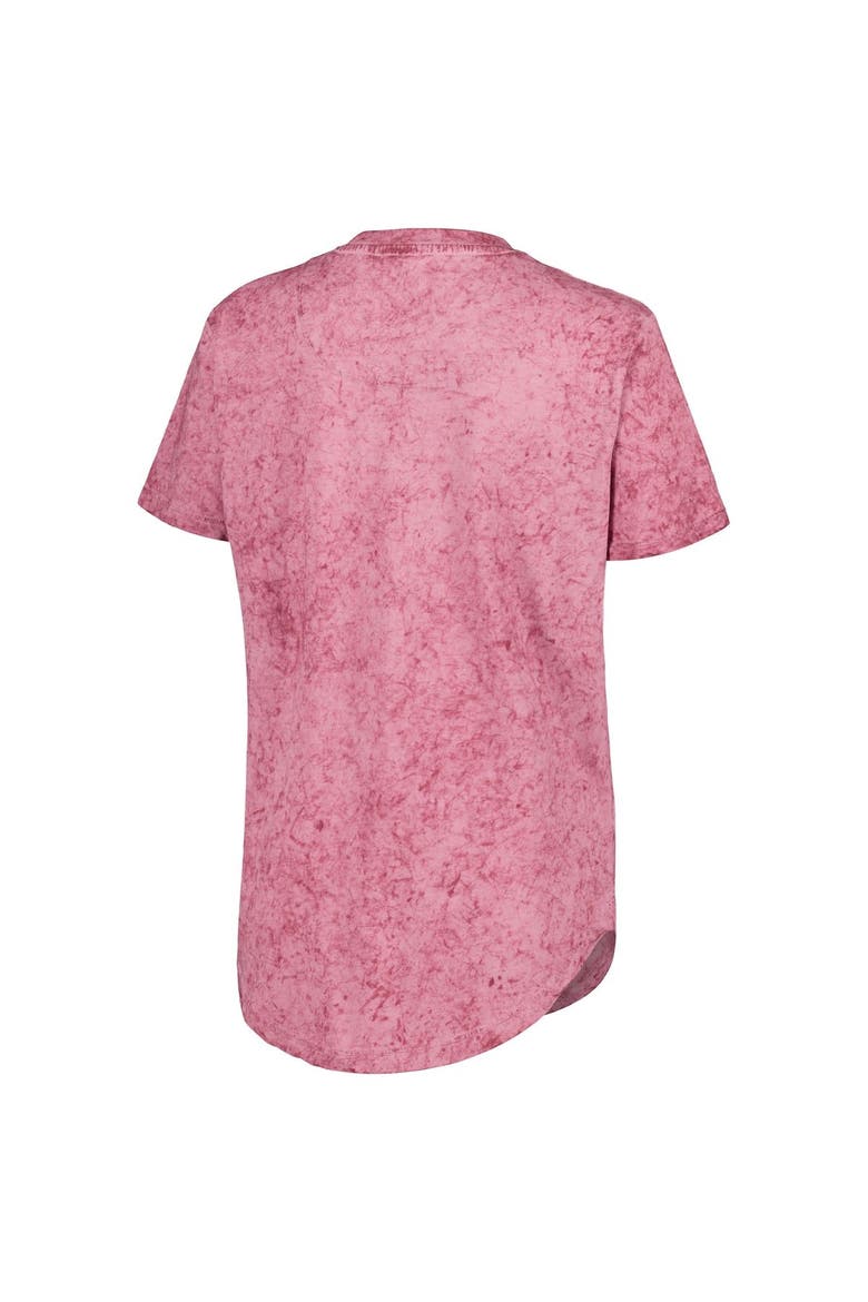 Women's Pressbox Maroon Virginia Tech Hokies Southlawn Sun-Washed T-Shirt, Alternate, color, Maroon