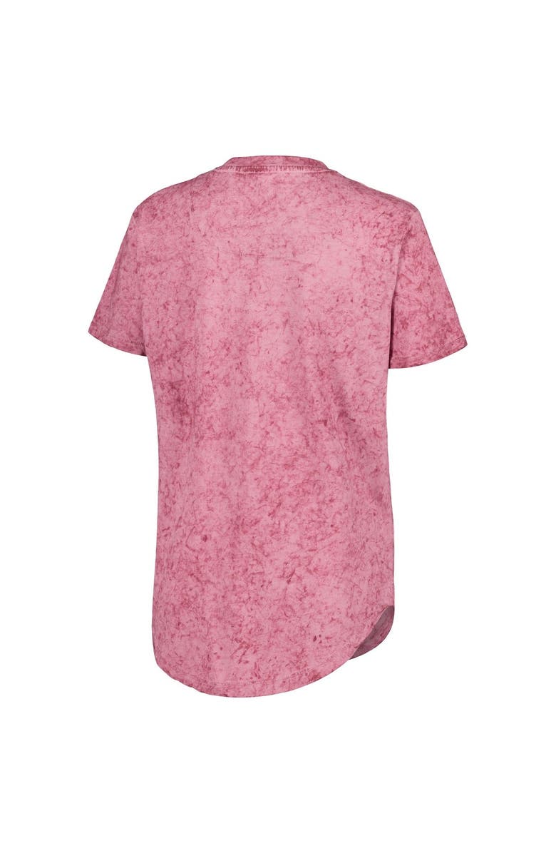 PRESSBOX Women's Pressbox Maroon Virginia Tech Hokies Southlawn Sun-Washed T-Shirt, Alternate, color, 