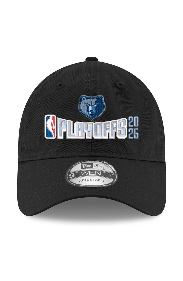 New Era Men's New Era  Black Memphis Grizzlies 2025 NBA Playoffs 9TWENTY Adjustable Hat, Alternate, color, 