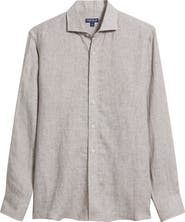 Peter Millar Astino Lino Tailored Fit Linen Button-Up Shirt
