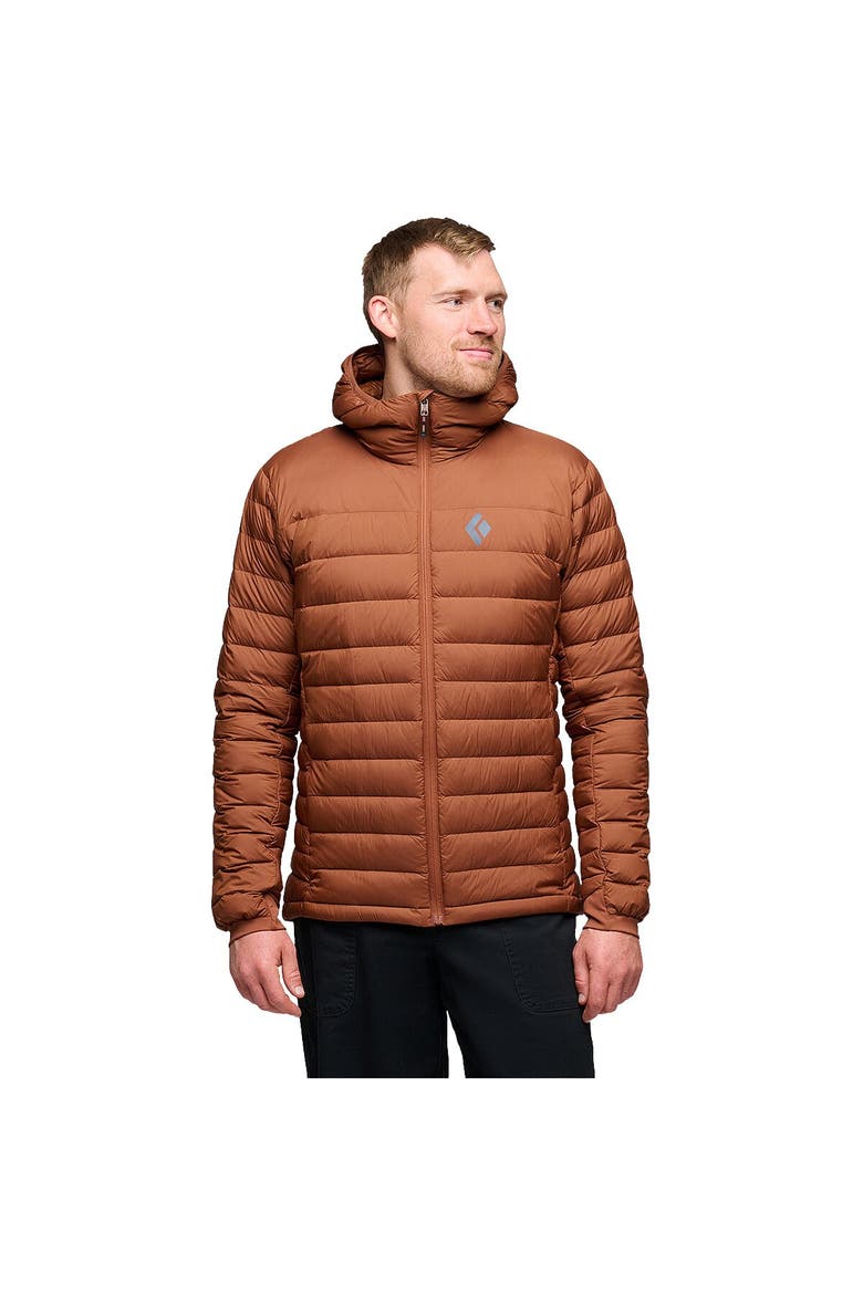 Access Down Hooded Jacket - Men's, Main, color, Clay