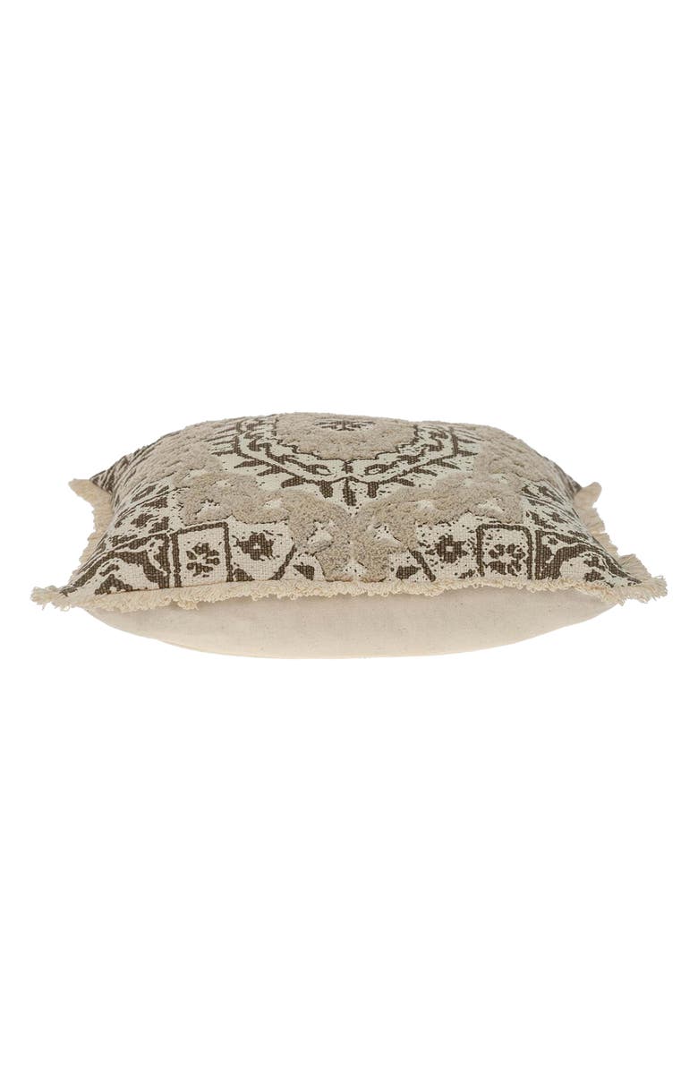 PARKLAND COLLECTION Abu Cotton Throw Pillow, Alternate, color, Beige