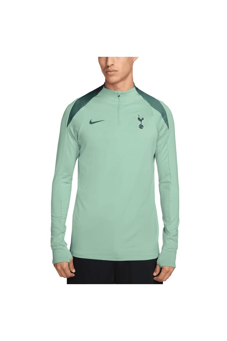 Men's Nike  Green Tottenham Hotspur  2024/25 Third Strike Drill Performance Quarter-Zip Pullover Top, Alternate, color, Green