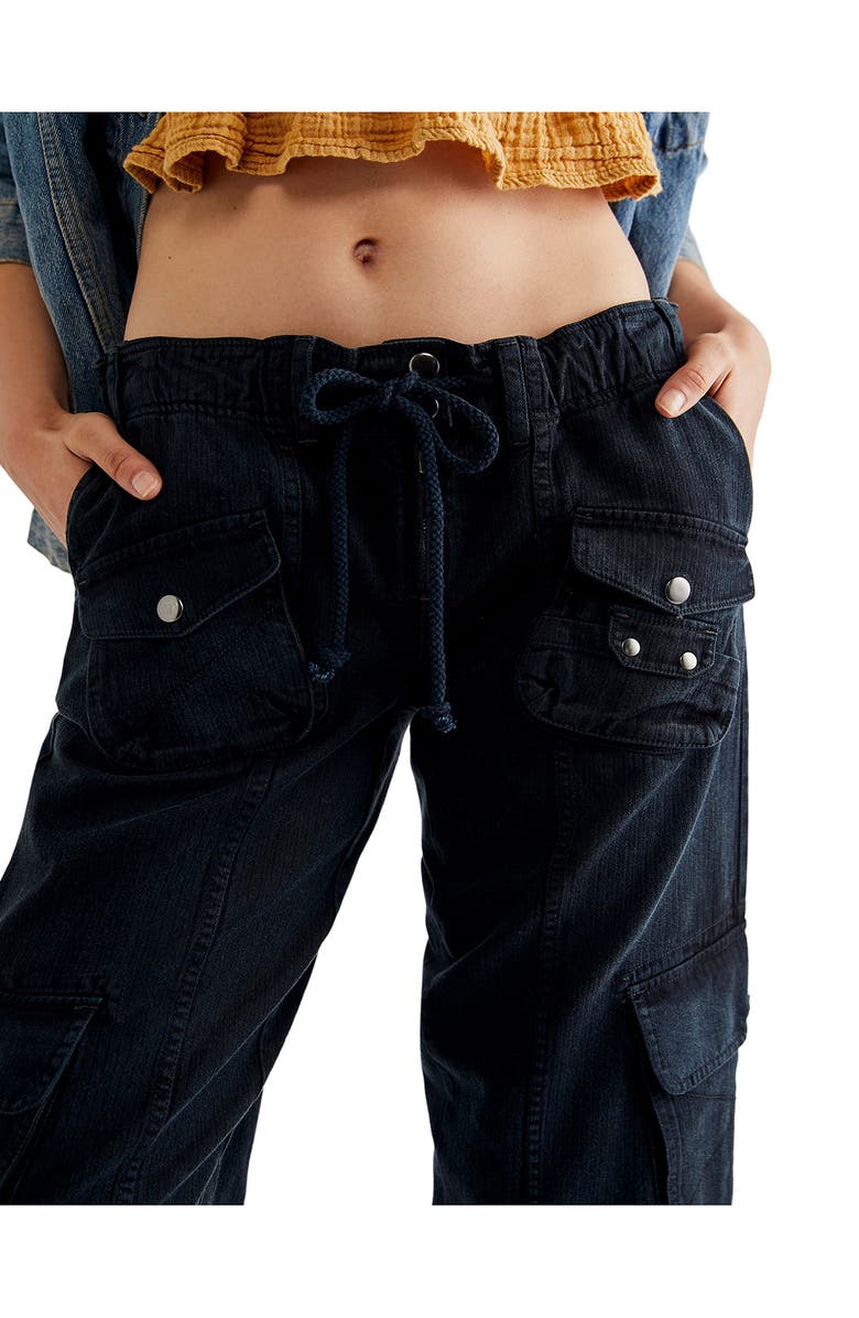 Free People Tahiti Herringbone Cargo Pants, Alternate, color,