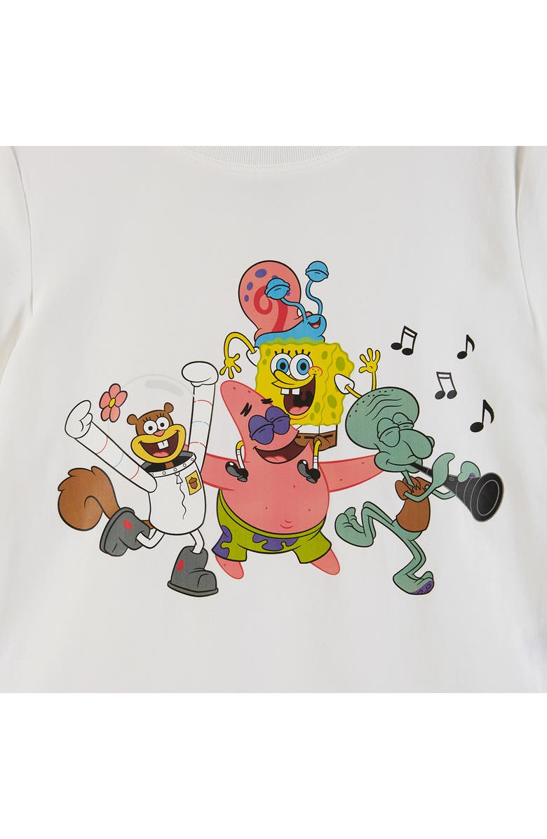 Andy & Evan Kids' SpongeBob SquarePants<sup>™</sup> Acid Wash Shellebration Graphic T-Shirt, Alternate, color,