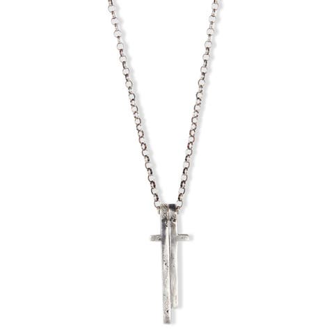 Silver Cross Necklace