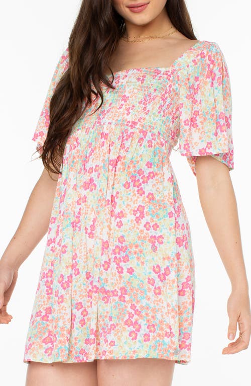 Roxy Golden Dawn Minidress In Selva Floral