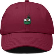 Dalix Sushi Roll Embroidered Dad Hat
