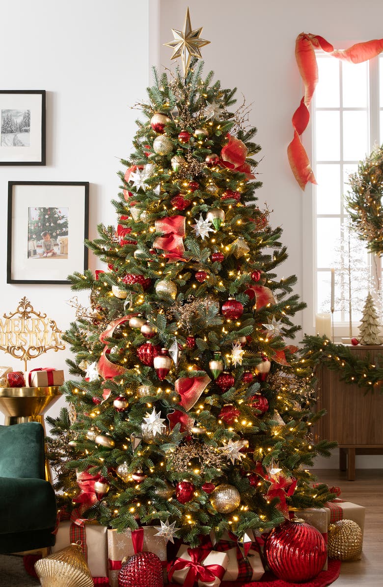 Balsam Hill Star Capiz Ornament Set, Alternate, color, Gold