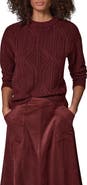 Donna Karan New York Cable Knit Crewneck Sweater