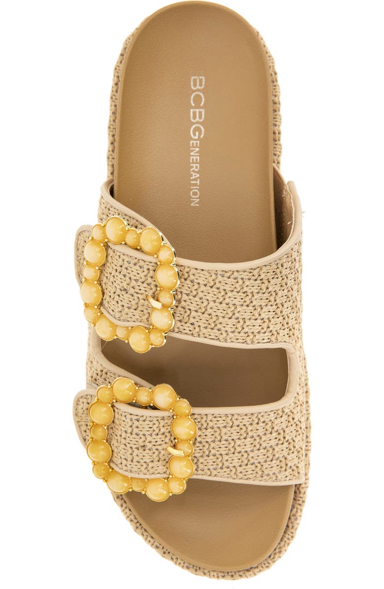 BCBGeneration Bexxi Slide Sandal, Alternate, color, Natural