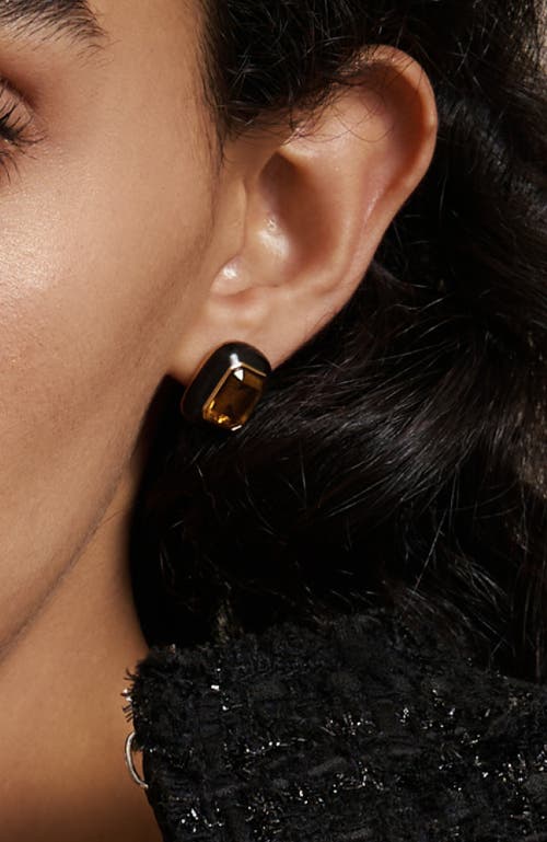 Rc Retro Chic Roman Night Ear Studs In Brown