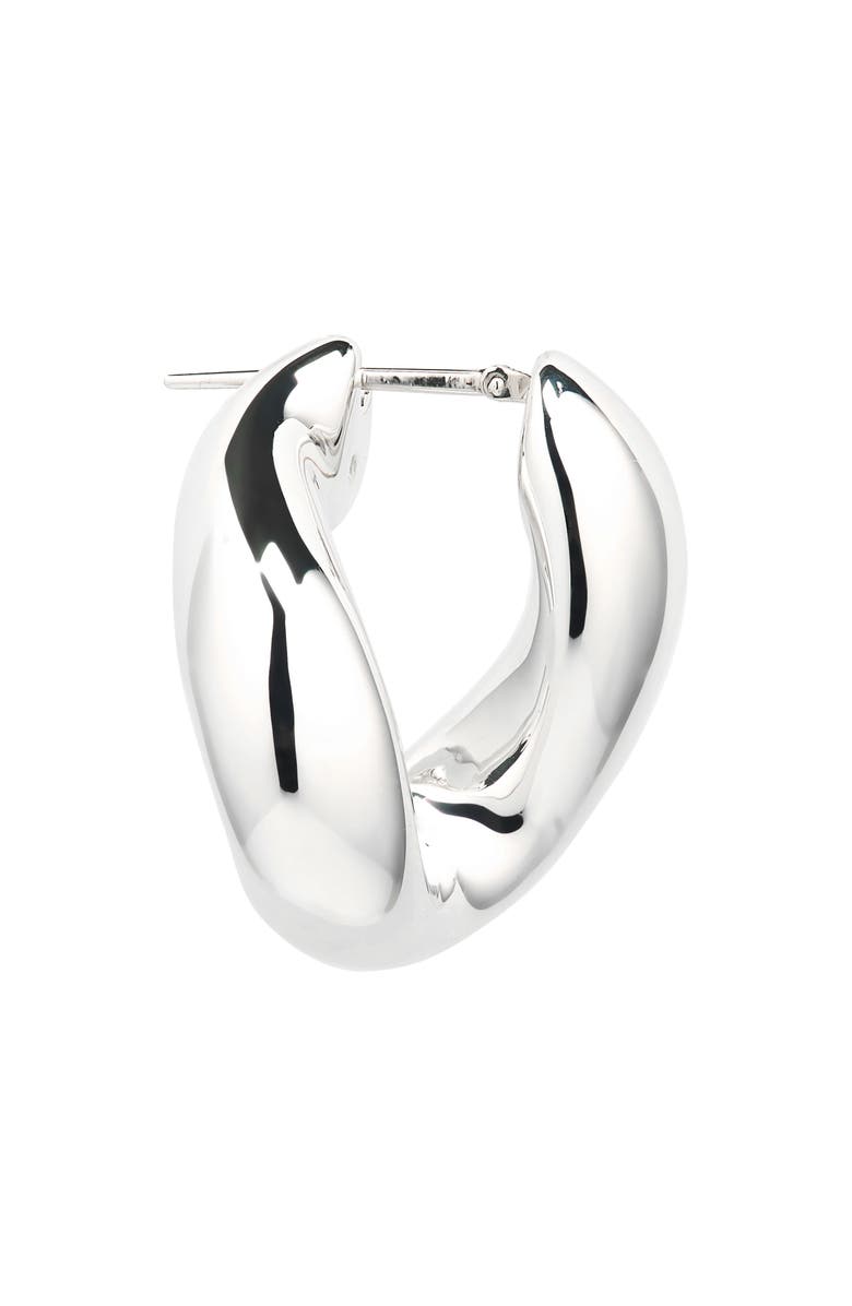 Bottega Veneta Prisma Chain Sterling Silver Earrings, Alternate, color, 8117 Silver