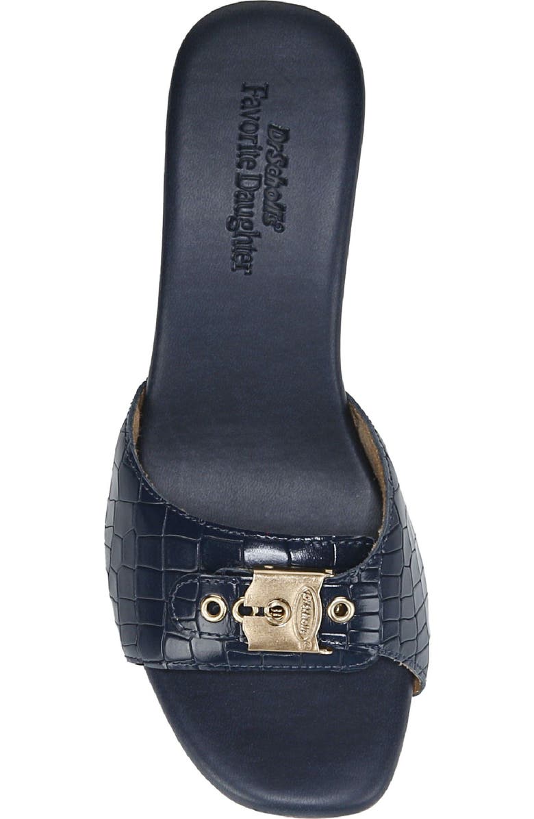 Dr. Scholl's x Favorite Daughter Heartbreak Kitten Heel Sandal, Alternate, color, Navy