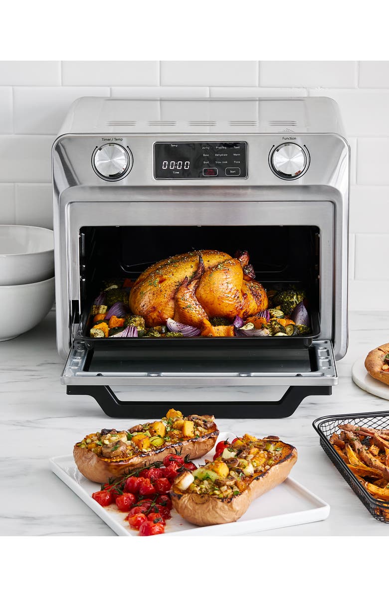 GreenPan Bistro 9-in-1 Air Fry Toaster Oven, Alternate, color, Stainless Steel