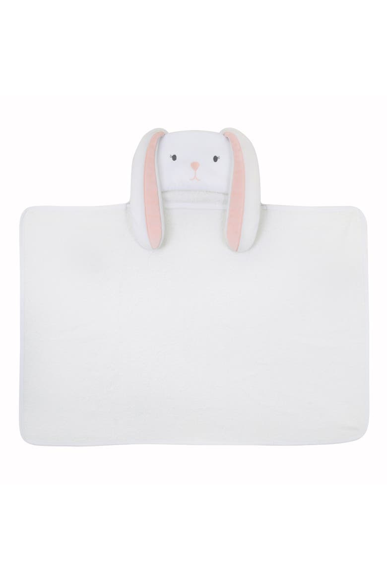 Baby/Infant Luxury Cotton Terry Bunny Hooded Bath Towel, Alternate, color, Pink