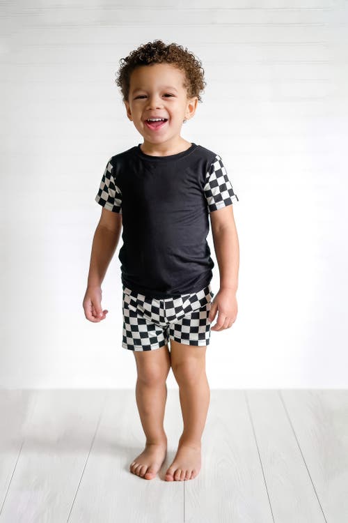 Fletch Checked Out 2 Piece Shorts Set In Black