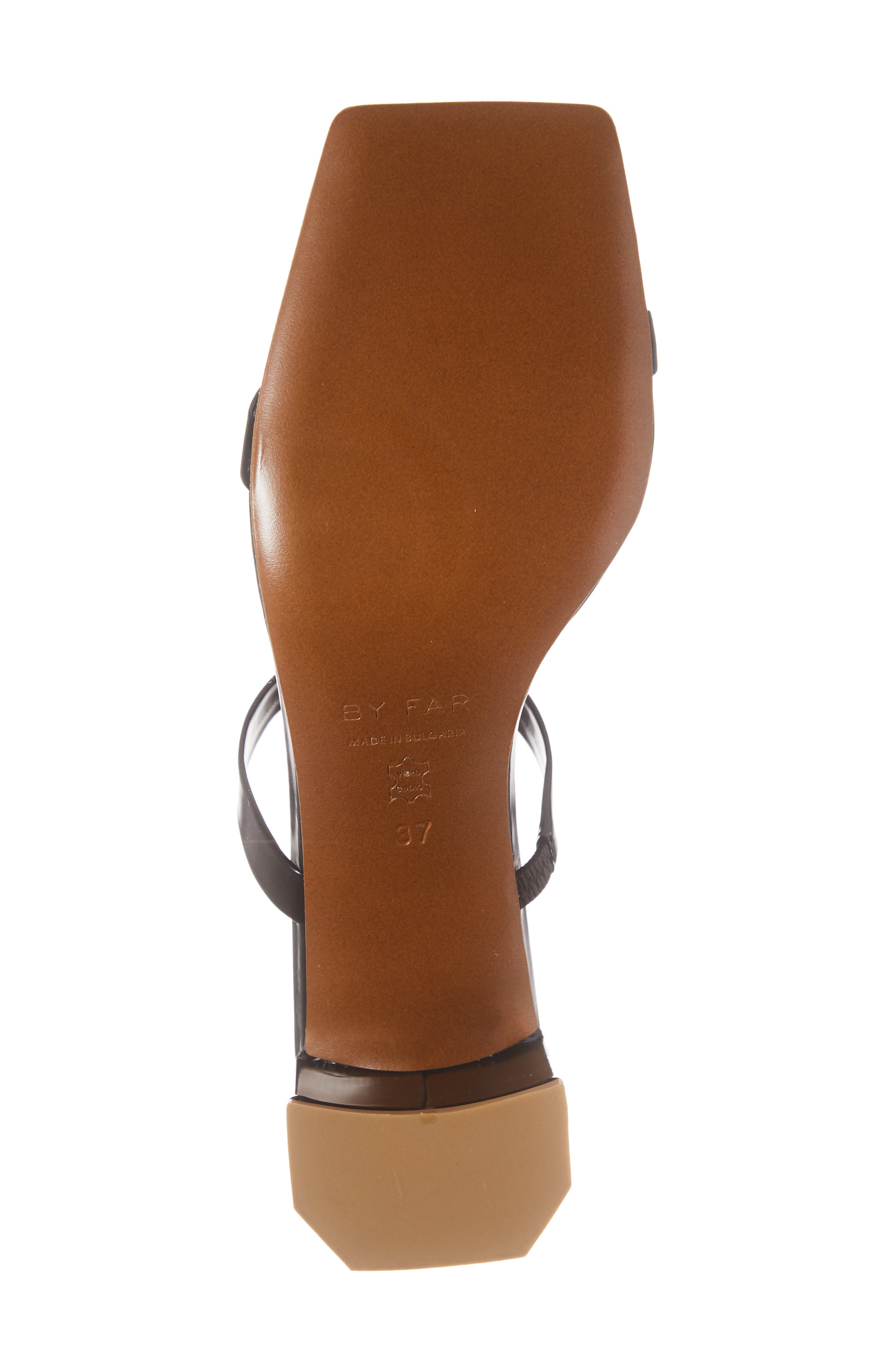 By Far Tanya Strappy Square Toe Sandal, Alternate, color, 