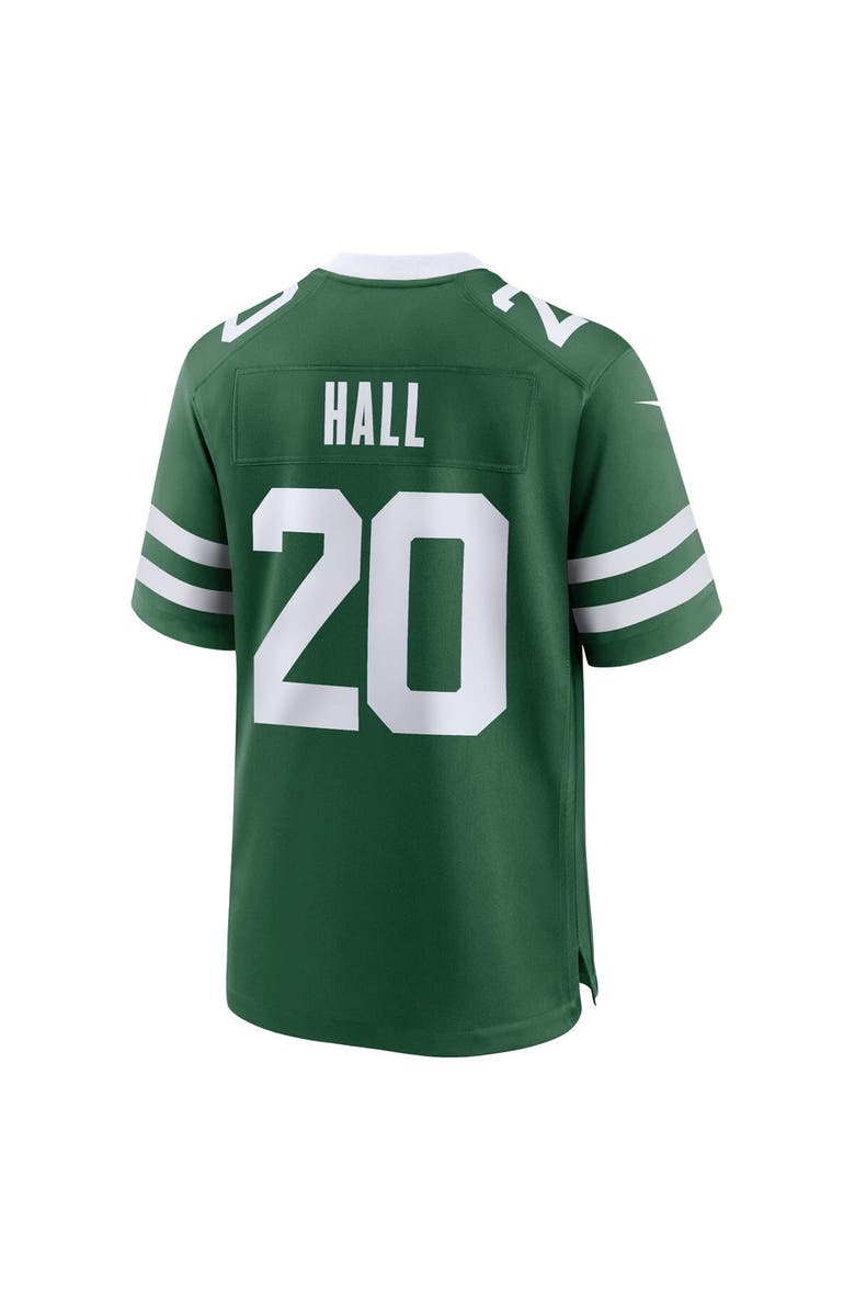 Nike Men's Nike Breece Hall Legacy Green New York Jets Game Jersey, Alternate, color, Green