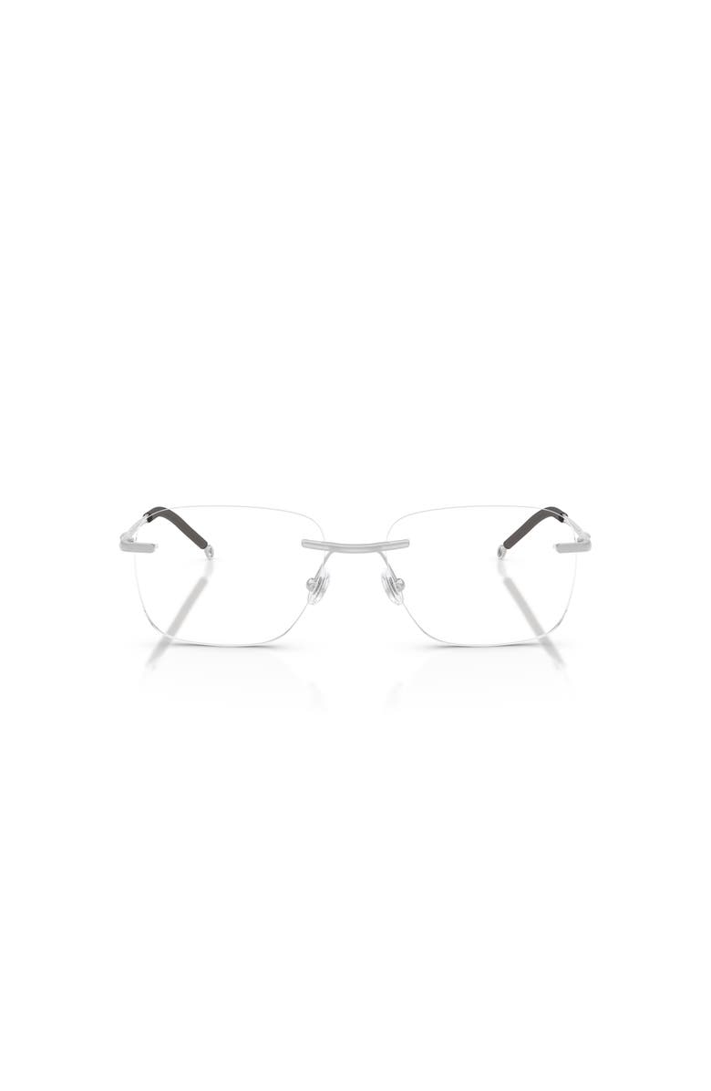 DIESEL<sup>®</sup> 55mm Rectangle optical glasses, Alternate, color, Transparent