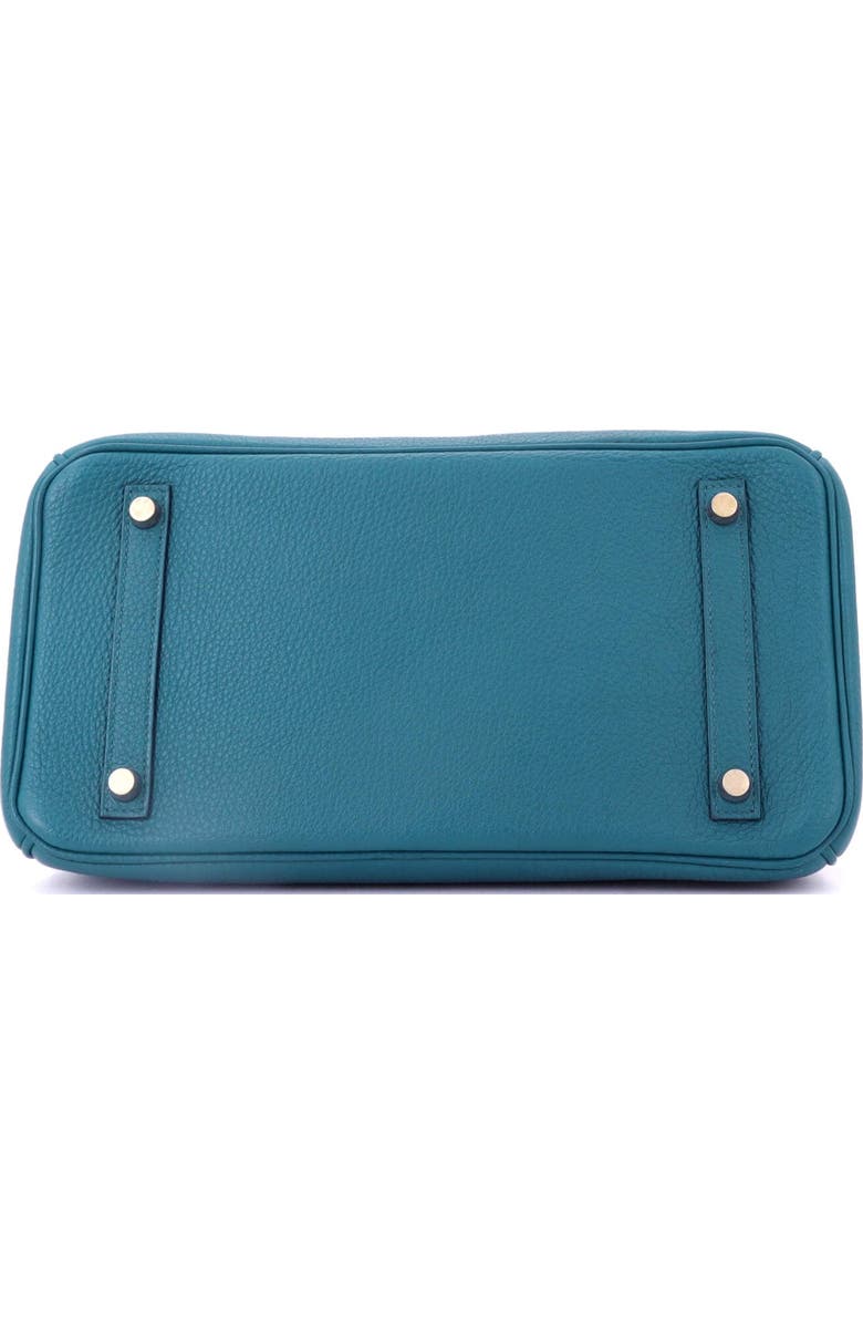 Pre-Owned Hermes Birkin Handbag Blue Togo with Gold Hardware 30, Alternate, color, Bleu Izmir