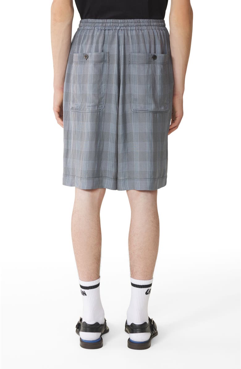 Lanvin Viscose Bermuda Shorts, Alternate, color, Checkered