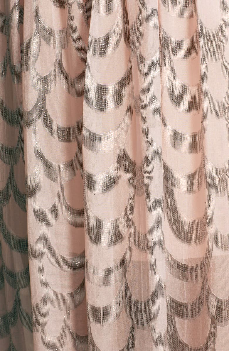 ERIN erin fetherston 'Chloe' Foiled Chiffon Gown, Alternate, color, 