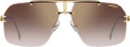 Carrera Eyewear Carrera 63mm Oversize Gradient Square Sunglasses