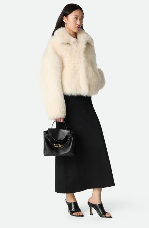 Bottega Veneta Small Ciao Ciao Knot Detail Leather Top Handle Bag