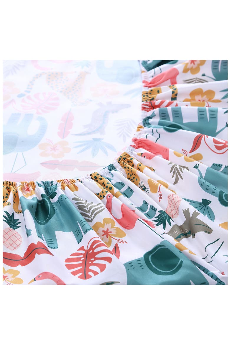 Wild Animals Microfiber Sheet Set, Alternate, color, PINK