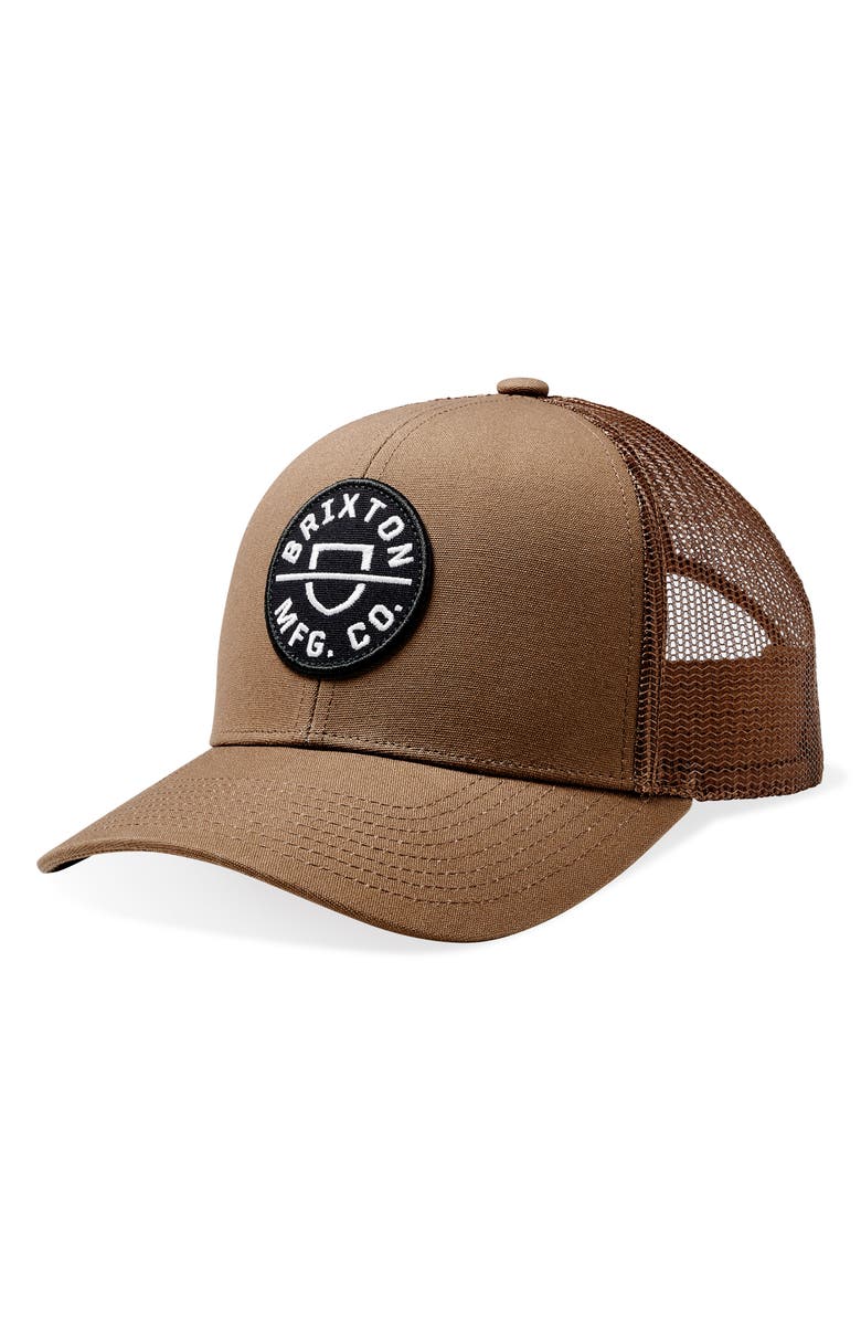 Brixton Crest x MP Snapback Baseball Cap, Main, color, 