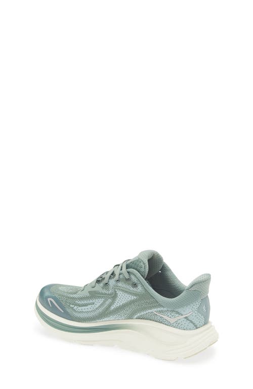 Hoka Kids' Clifton 10 Running Sneaker In Green