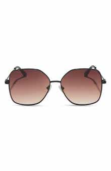 DIFF Beatrice 59mm Square Sunglasses
