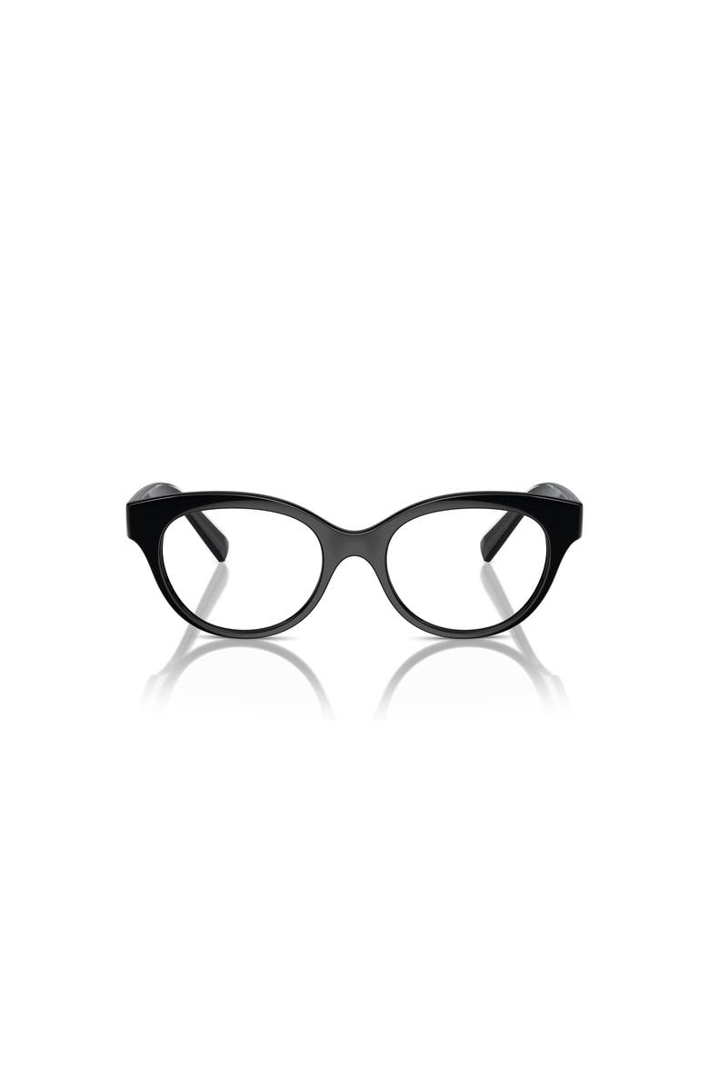 Dolce&Gabbana 48mm Phantos optical glasses, Alternate, color, Black