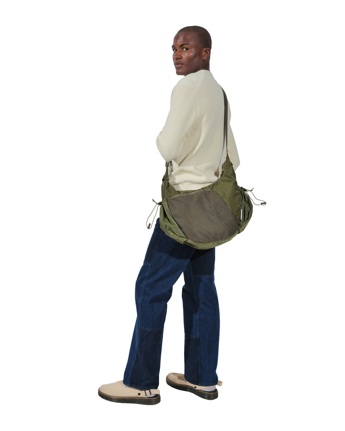 Crescent Crossbody Big 8L, Alternate, color, Olive