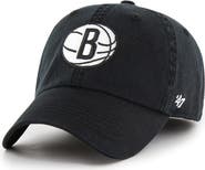'47 Men's '47 Black Brooklyn Nets  Classic Franchise Fitted Hat