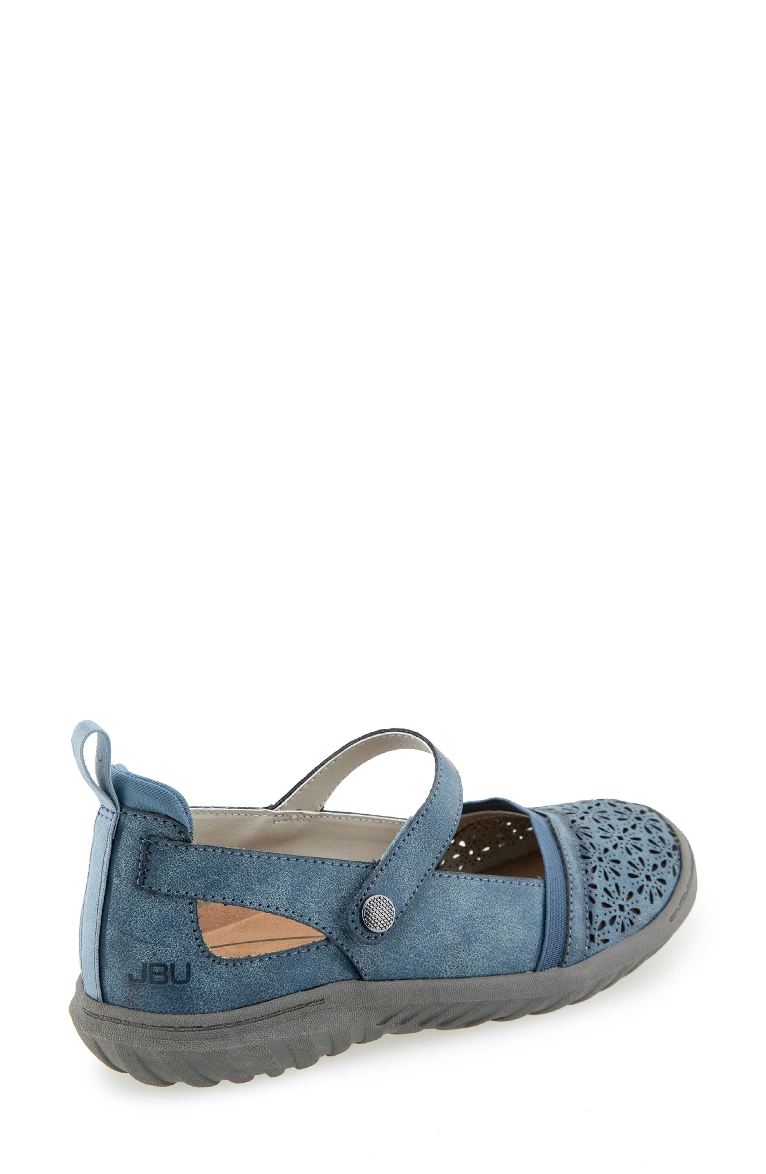 Rya Slip-On Flat, Alternate, color, DENIM