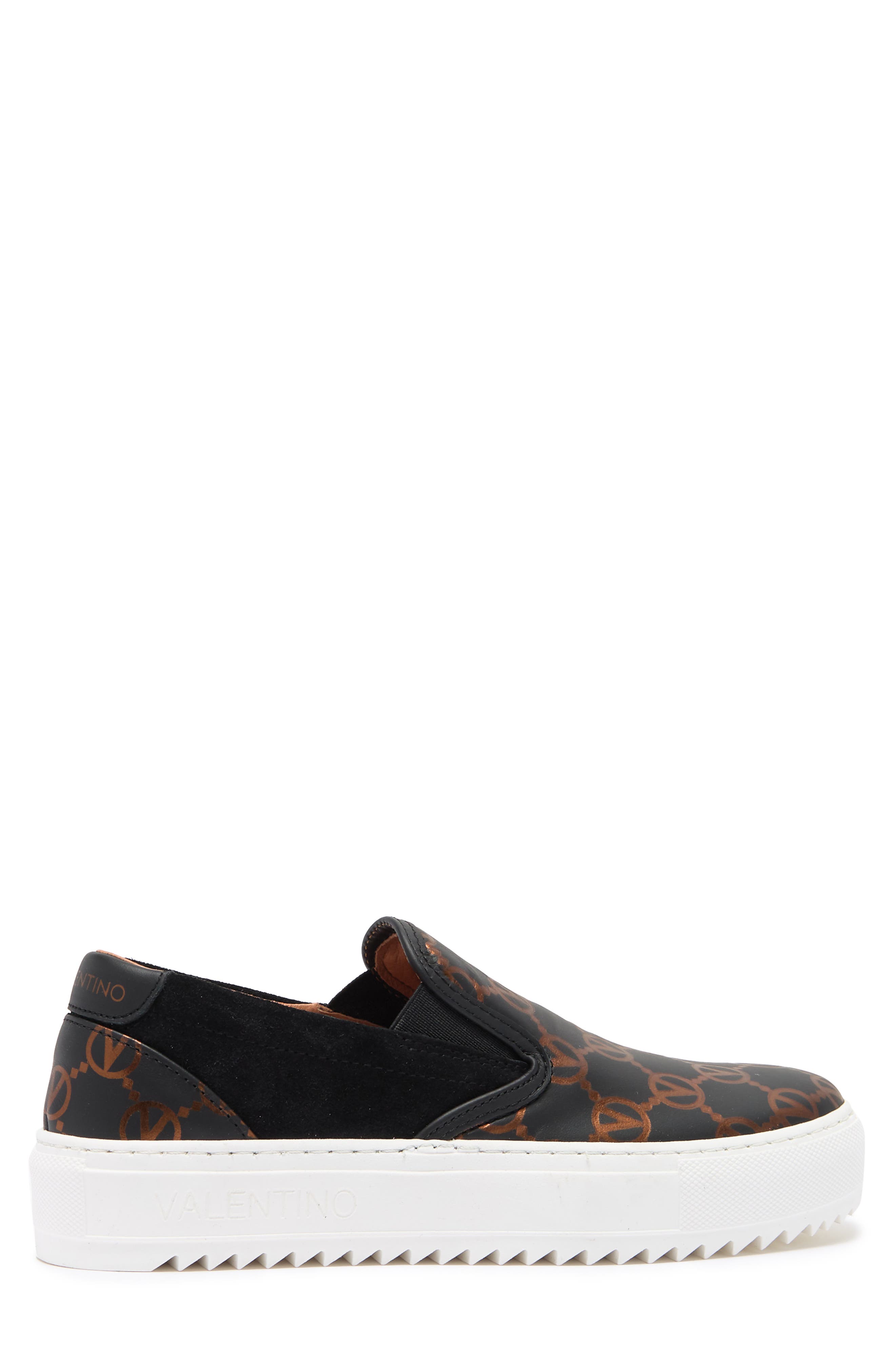 VALENTINO BY MARIO VALENTINO Regina Leather Platform Slip-On Sneaker, Alternate, color, 