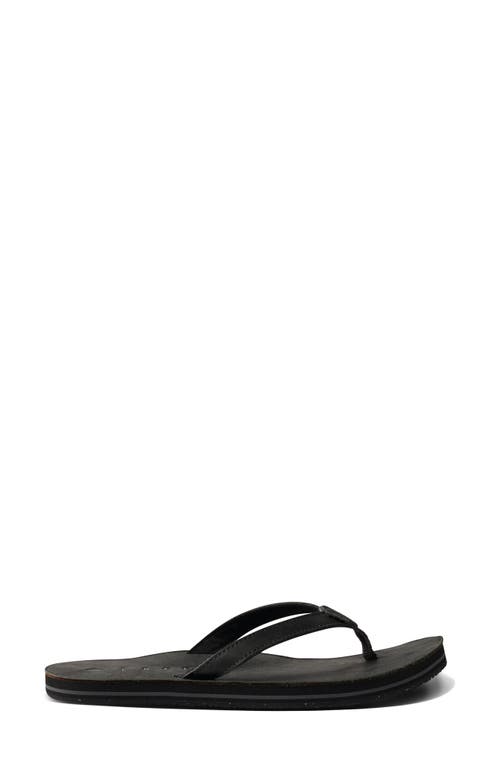 Reef Solana Flip Flop In Dusty Black