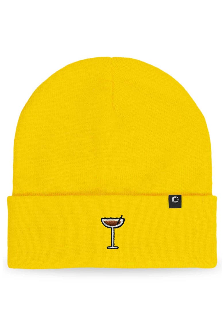 Coffee Martini Beanie Cap, Main, color, Yellow